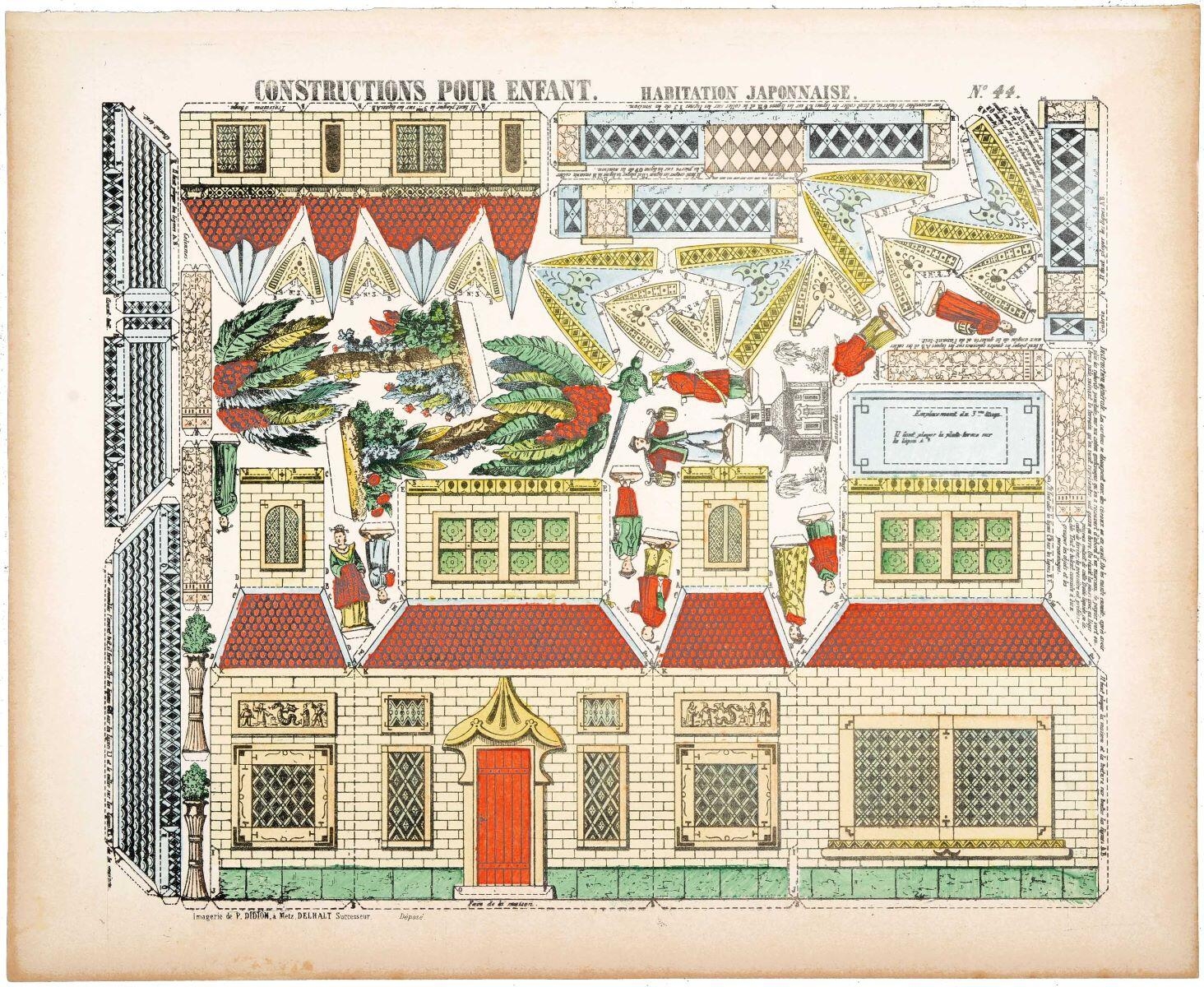 HABITATION JAPONNAISE. N°. 44. (titre inscrit)