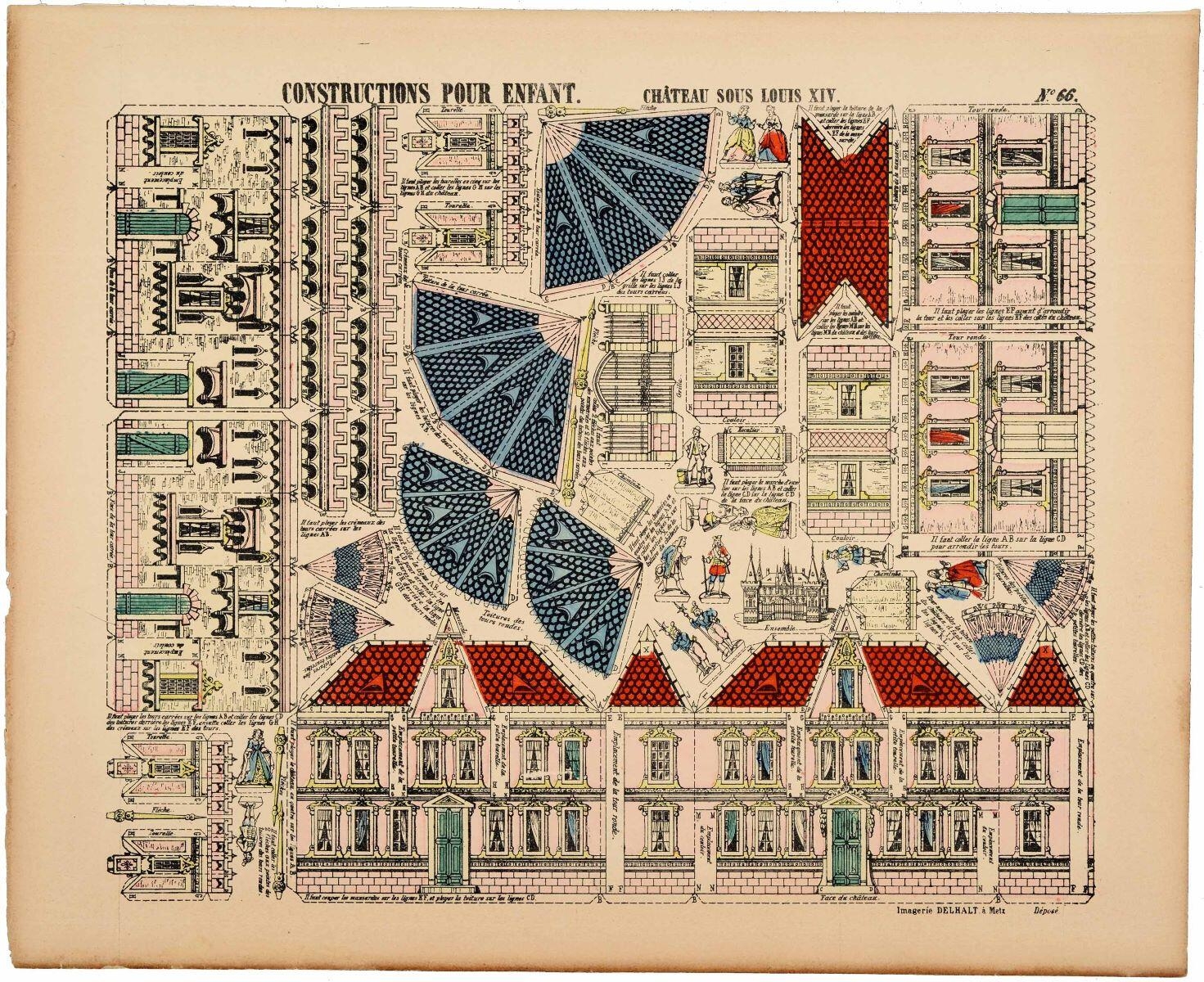 CHÂTEAU SOUS LOUIS XIV. N°. 66. (titre inscrit)