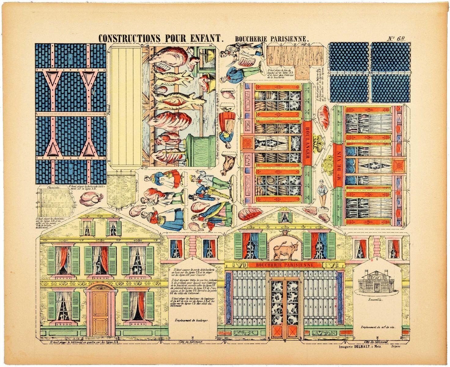BOUCHERIE PARISIENNE. N°. 68. (titre inscrit)