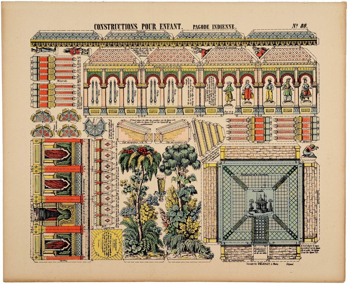 PAGODE INDIENNE. N°. 80. (titre inscrit)