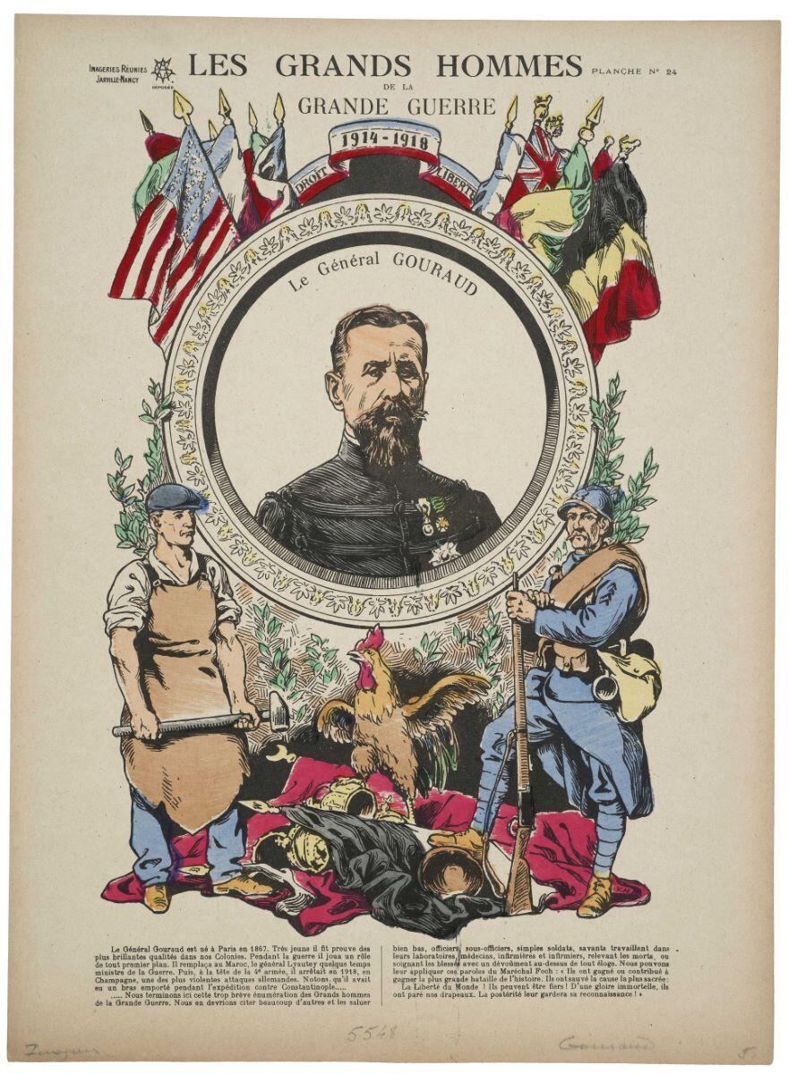 LES GRANDS HOMMES / DE LA / GRANDE GUERRE / Le Général GOURAUD (titre inscrit)