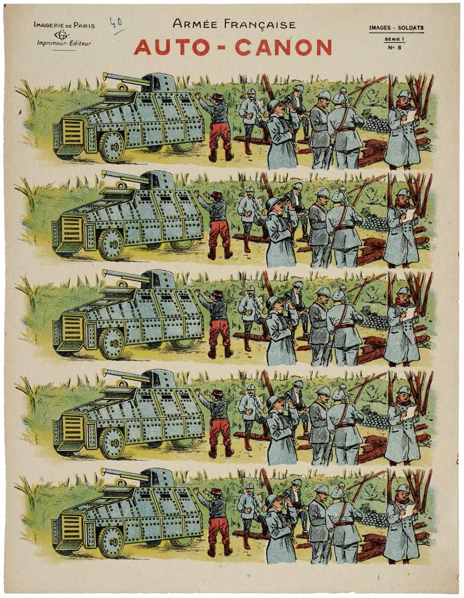 ARMÉE FRANÇAISE / AUTO-CANON (titre inscrit)