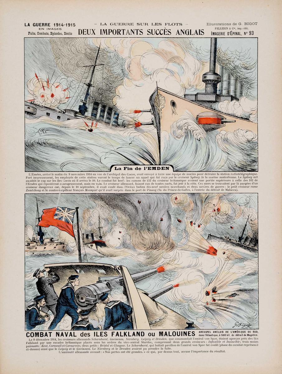 - LA GUERRE SUR LES FLOTS - / DEUX IMPORTANTS SUCCÈS ANGLAIS (titre inscrit)