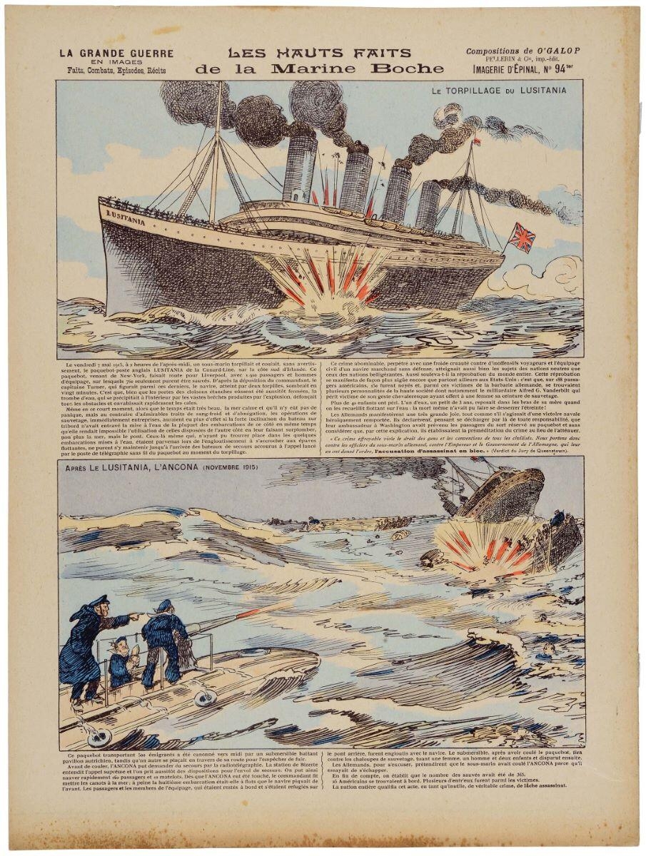 LES HAUTS FAITS / de la Marine Boche (titre inscrit)
