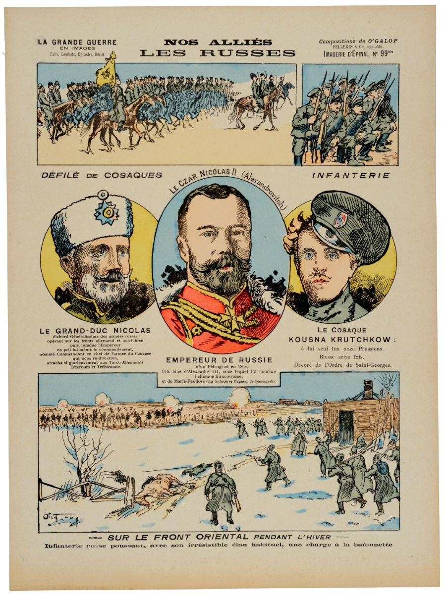 NOS ALLIÉS / LES RUSSES (titre inscrit)