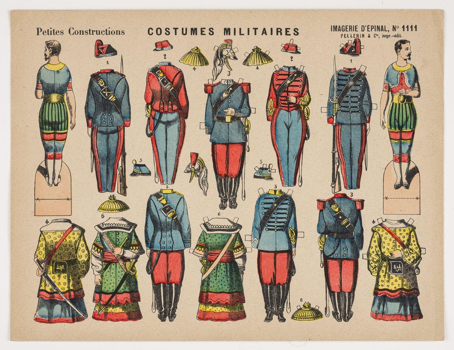 COSTUMES MILITAIRES (titre inscrit)