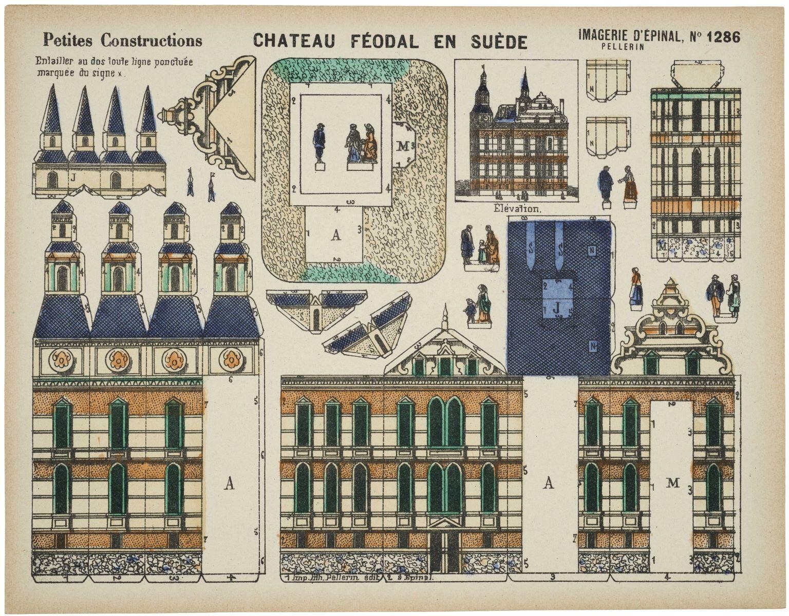 CHATEAU FÉODAL EN SUÈDE (titre inscrit)