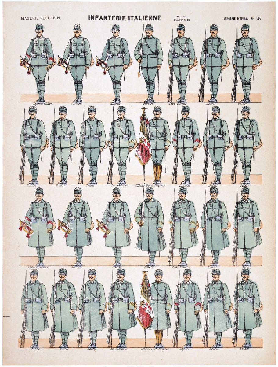 INFANTERIE ITALIENNE A LA / REVUE (titre inscrit)