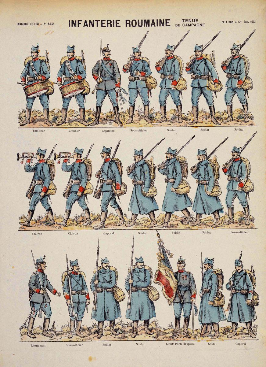 INFANTERIE ROUMAINE TENUE / DE CAMPAGNE (titre inscrit)