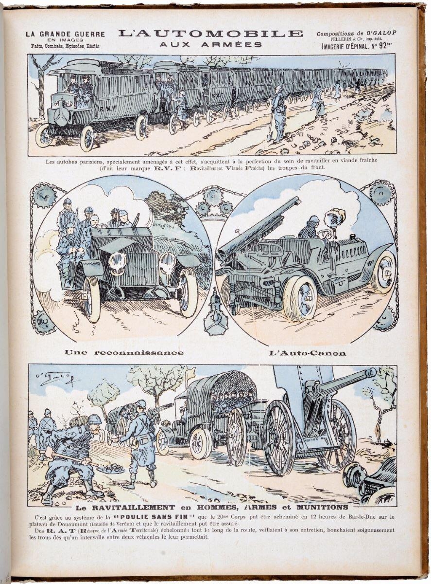 L'AUTOMOBILE / AUX ARMÉES (titre inscrit)
