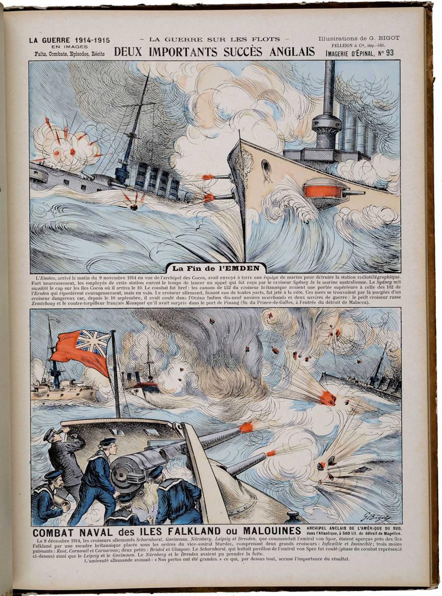 - LA GUERRE SUR LES FLOTS - / DEUX IMPORTANTS SUCCÈS ANGLAIS (titre inscrit)