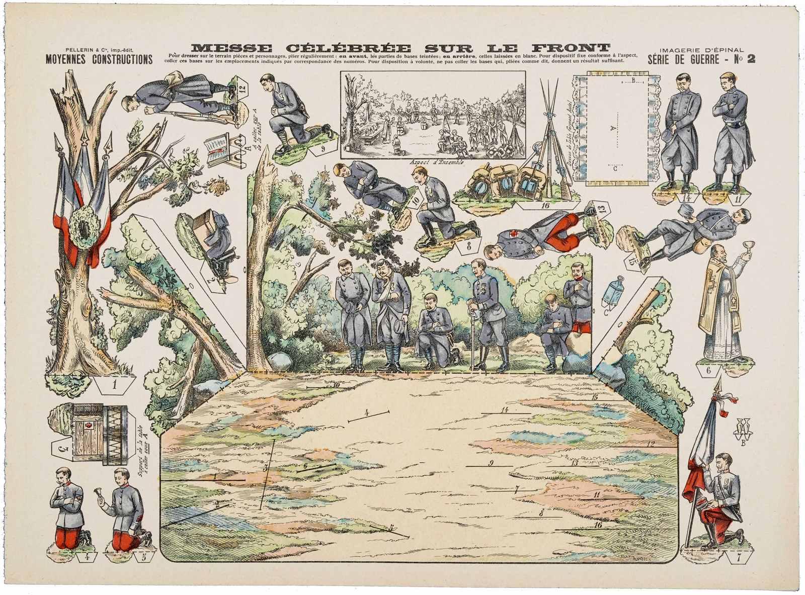 MESSE CÉLÉBRÉE SUR LE FRONT (titre inscrit)