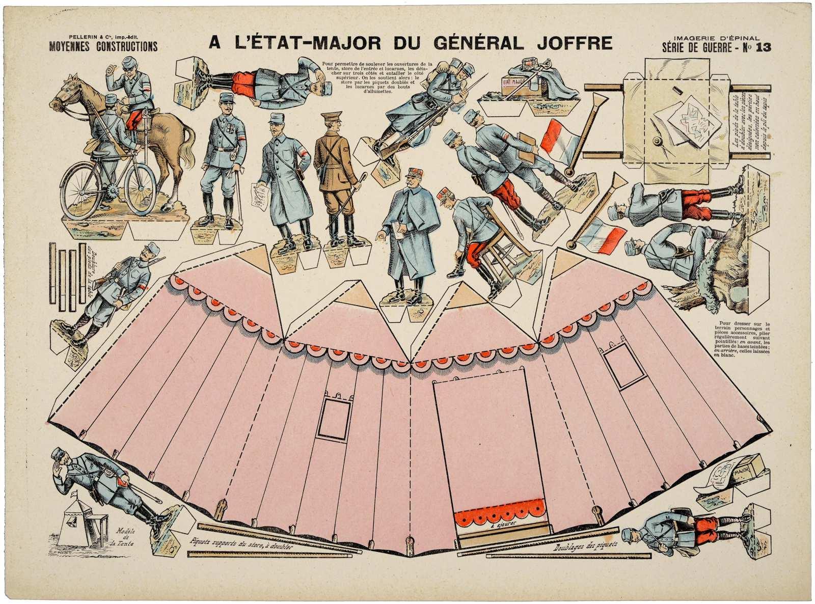 A L'ÉTAT-MAJOR DU GÉNÉRAL JOFFRE (titre inscrit)