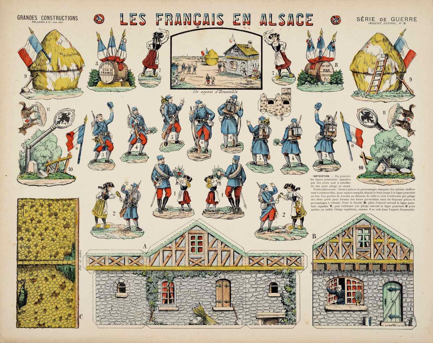 LES FRANÇAIS EN ALSACE (titre inscrit)