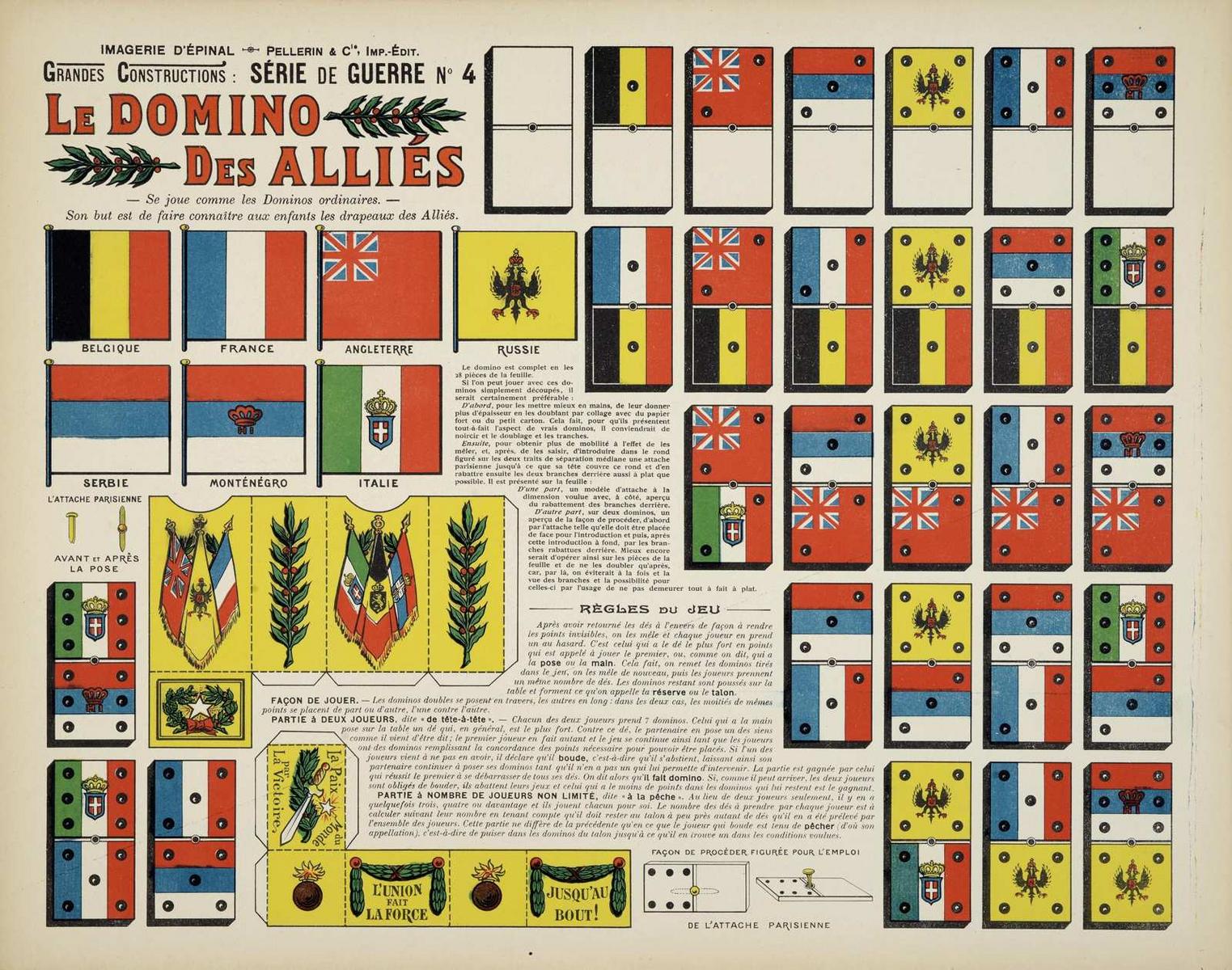LE DOMINO / DES ALLIÉS (titre inscrit)