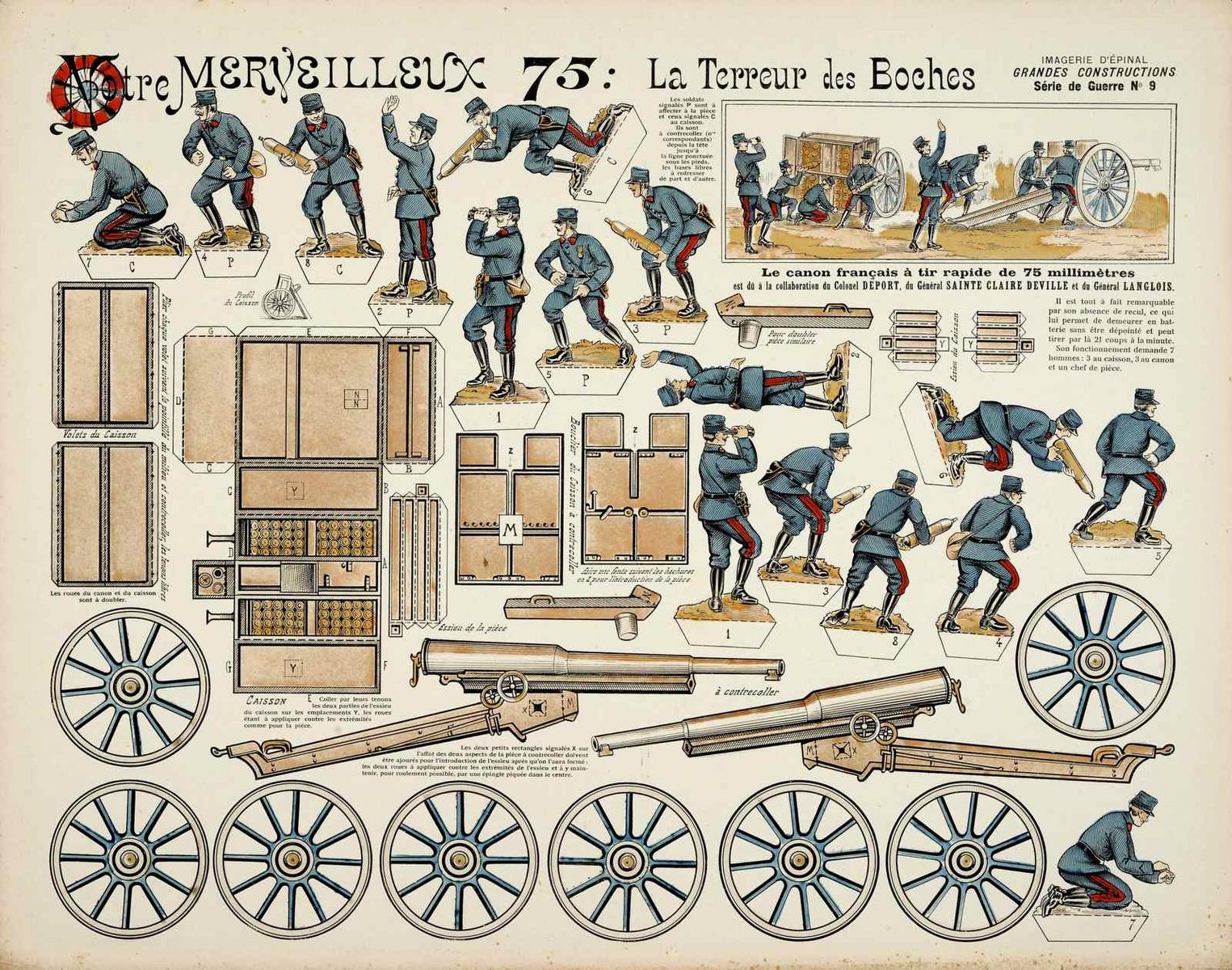 Notre MERVEILLEUX 75 : La Terreur des Boches (titre inscrit)