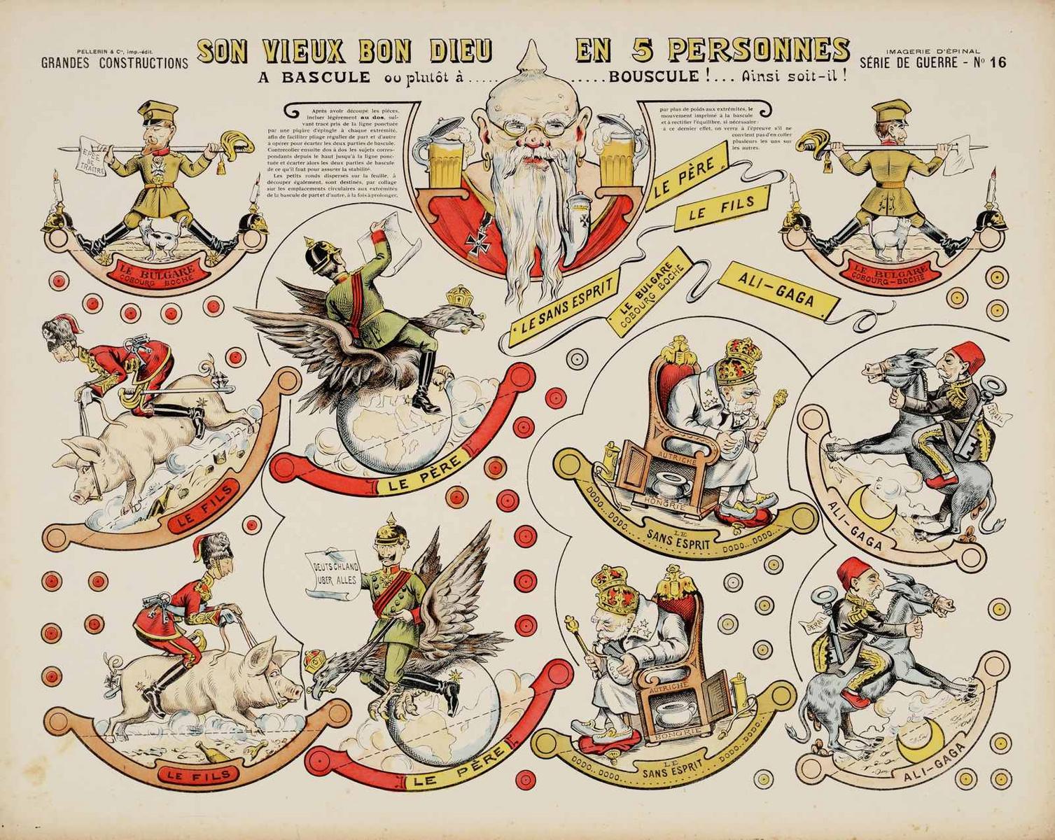 SON VIEUX BON DIEU EN 5 PERSONNES / A BASCULE ou plutôt à ... BOUSCULE !... Ainsi soit-il ! (titre inscrit)