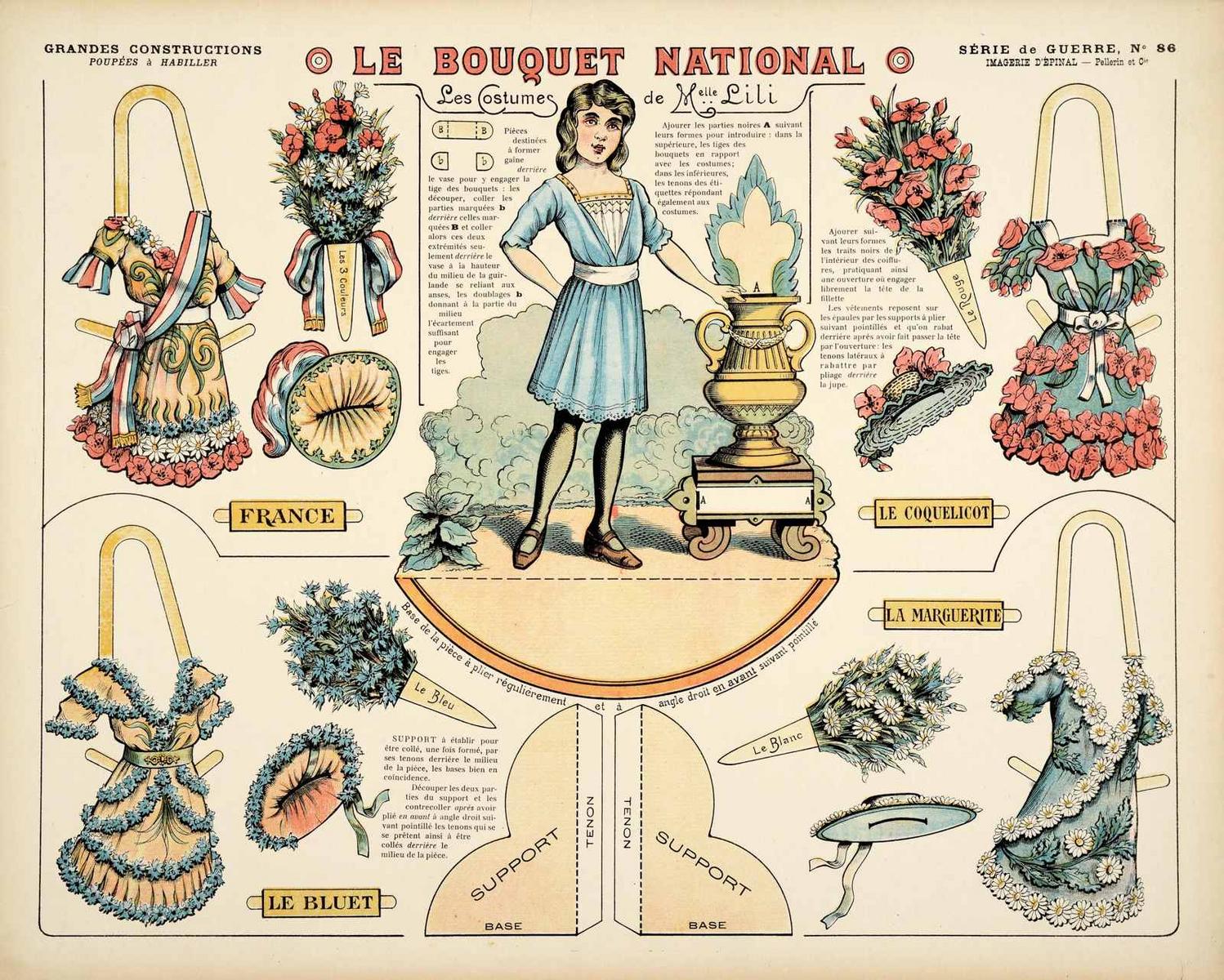 LE BOUQUET NATIONAL / Les Costumes de Melle Lili (titre inscrit)