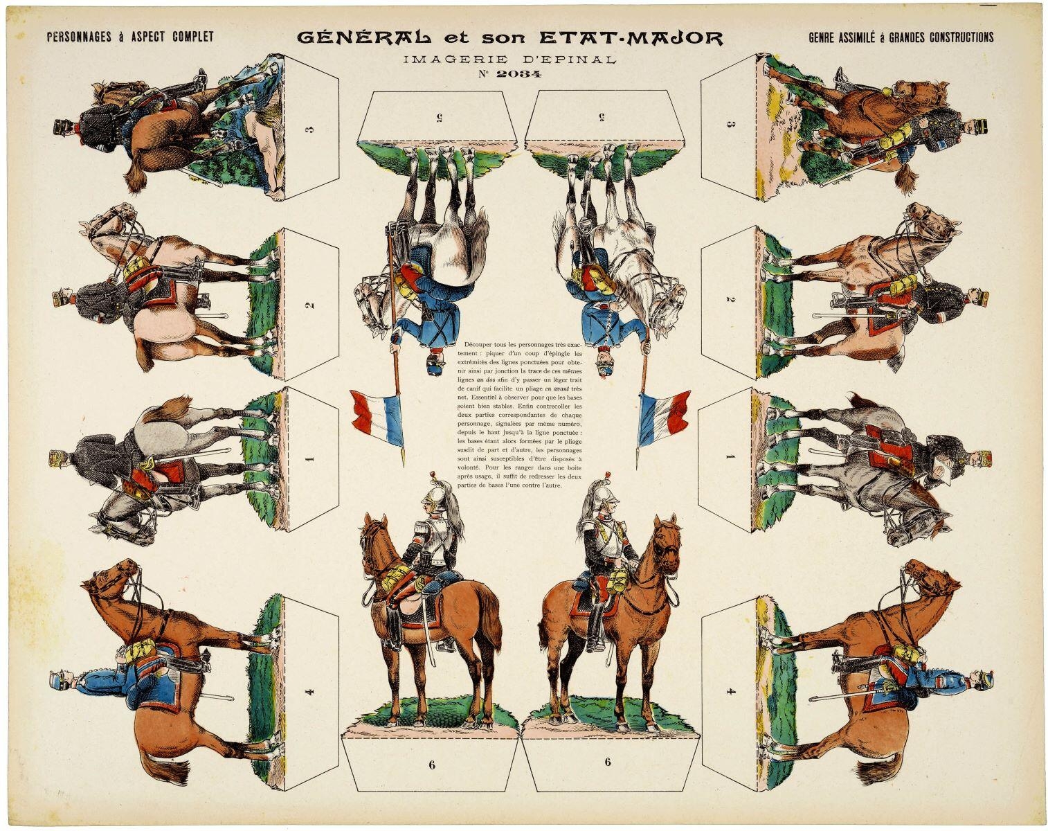 GÉNÉRAL et son ETAT-MAJOR (titre inscrit)