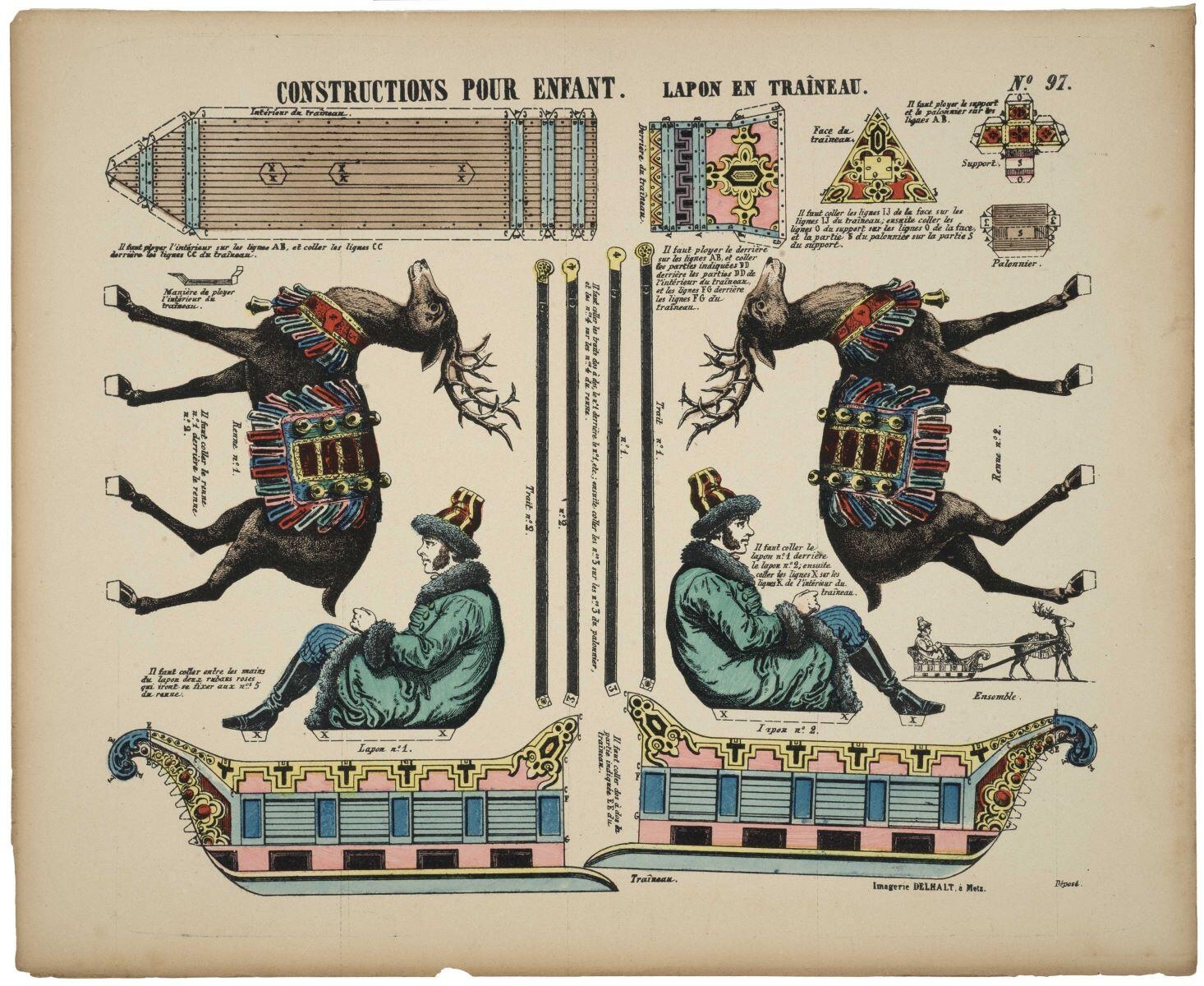 LAPON EN TRAÎNEAU. N°. 97. (titre inscrit)