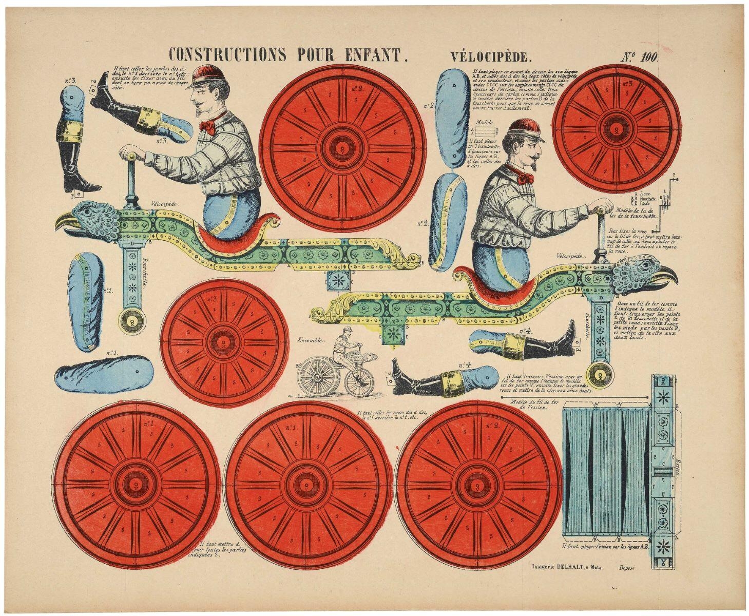 VÉLOCIPÈDE. N°. 100. (titre inscrit)