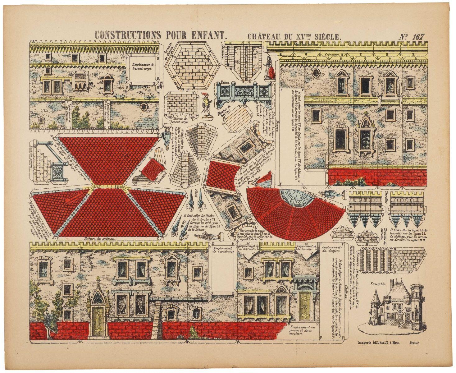 CHÂTEAU DU XVme. SIÈCLE. N°. 167. (titre inscrit)