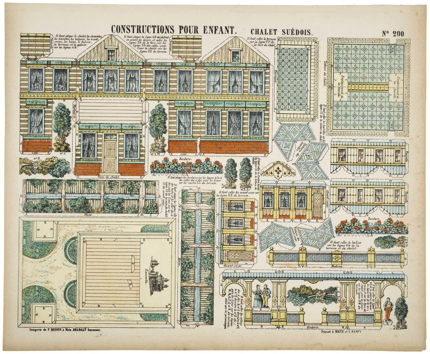 CHALET SUÉDOIS. N°. 200 (titre inscrit)