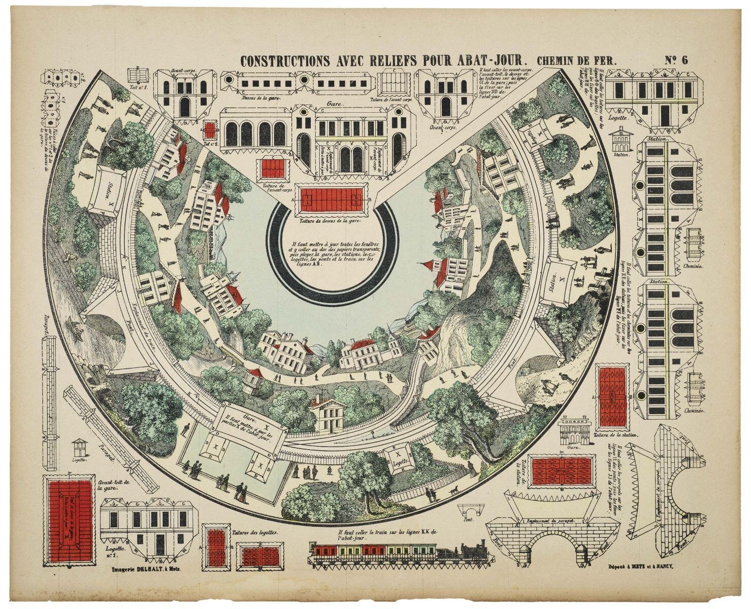 CHEMIN DE FER. N°. 6 (titre inscrit)