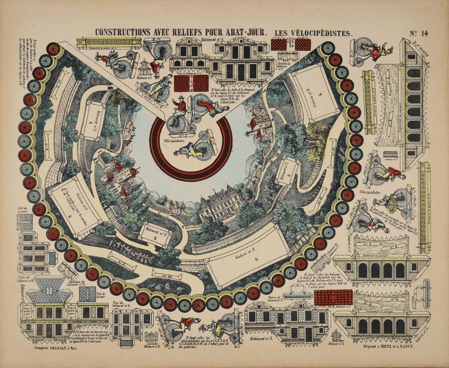 LES VÉLOCIPÈDISTES N°. 14 (titre inscrit)
