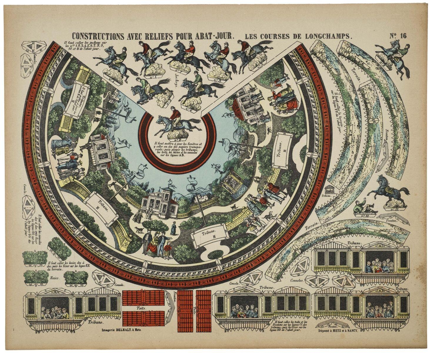 LES COURSES DE LONGCHAMPS N°. 16 (titre inscrit)