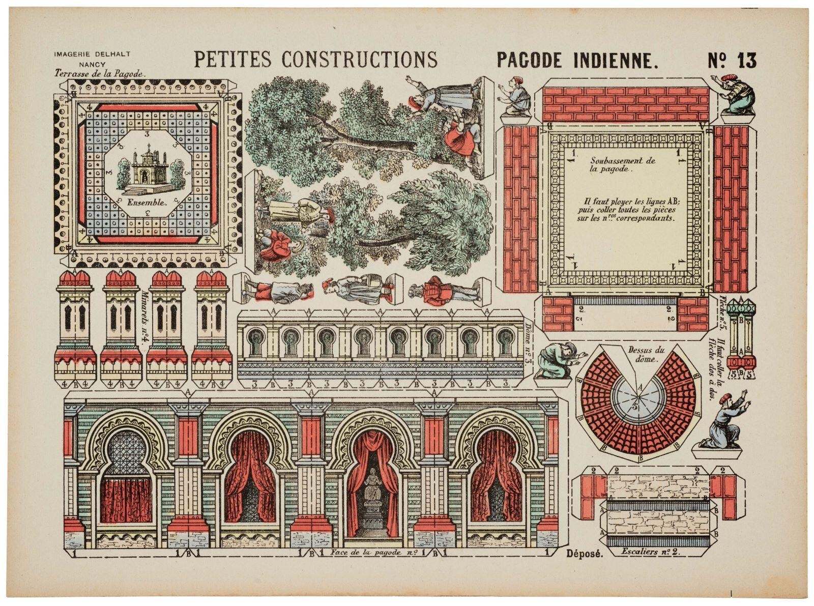 PAGODE INDIENNE. N°. 13 (titre inscrit)