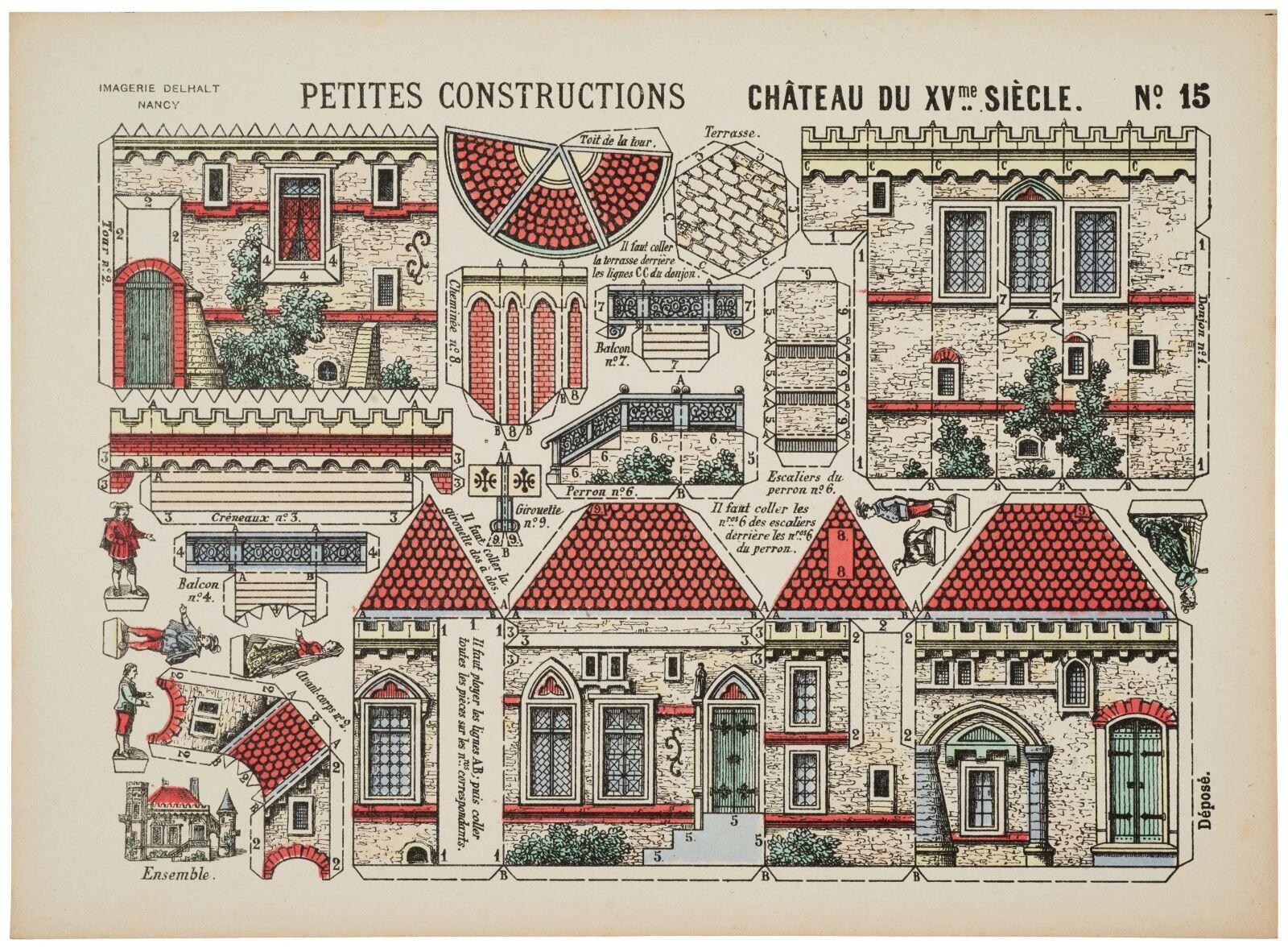 CHÂTEAU DU XVme.. SIÈCLE. N°. 15 (titre inscrit)