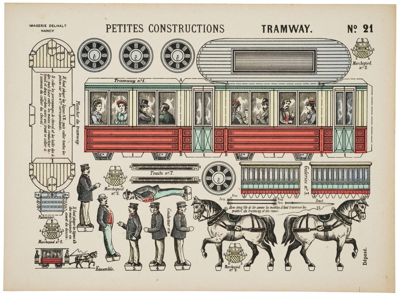 TRAMWAY. N°. 21 (titre inscrit)
