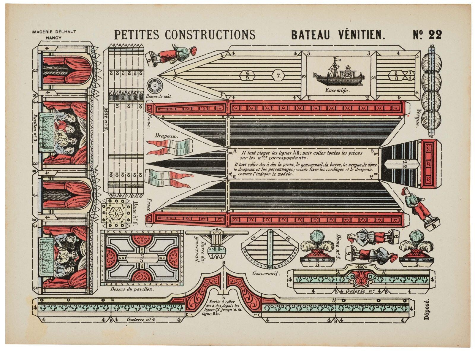 BATEAU VÉNITIEN. N°. 22 (titre inscrit)