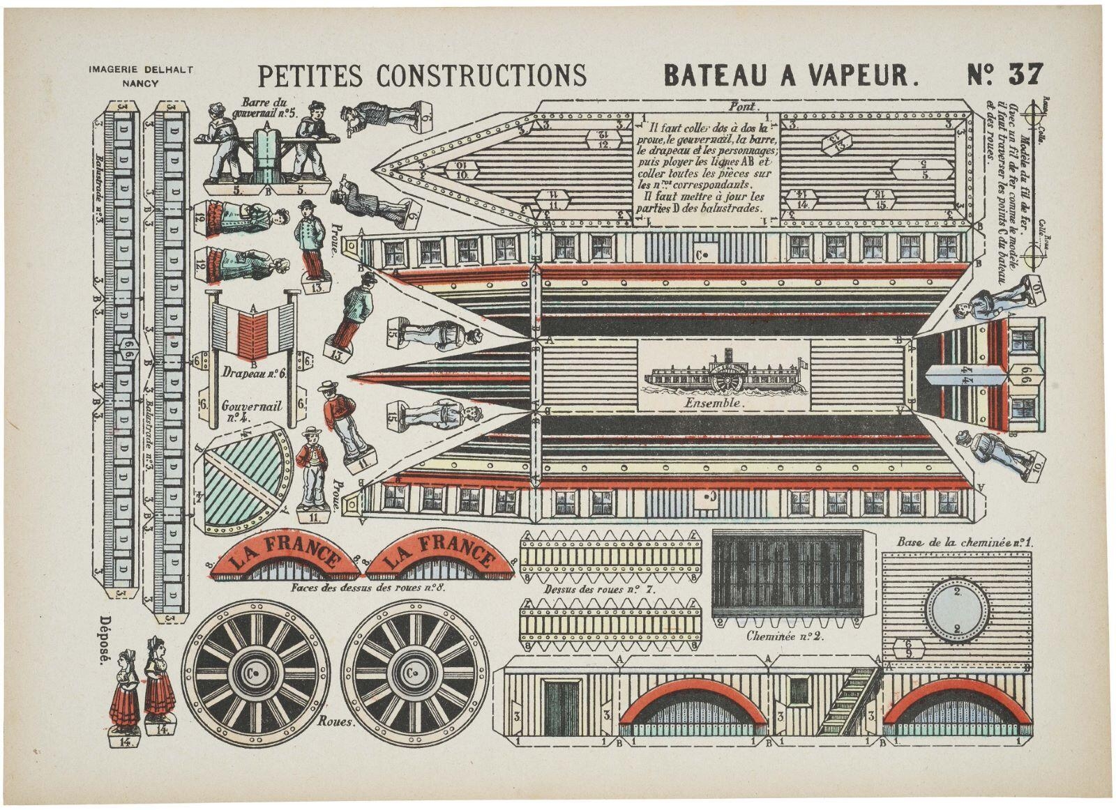 BATEAU A VAPEUR. N°. 37 (titre inscrit)