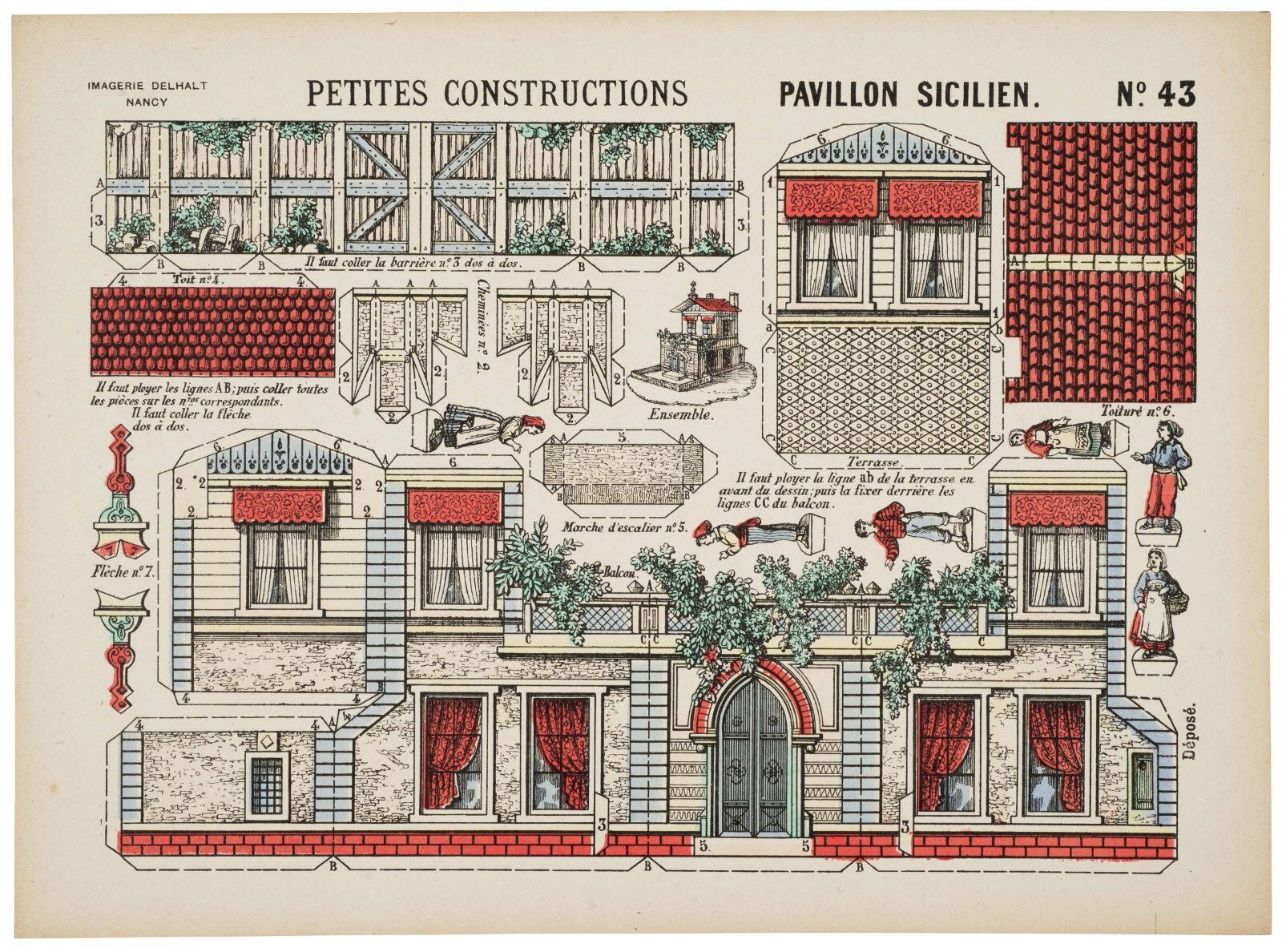 PAVILLON SICILIEN. N°. 43 (titre inscrit)