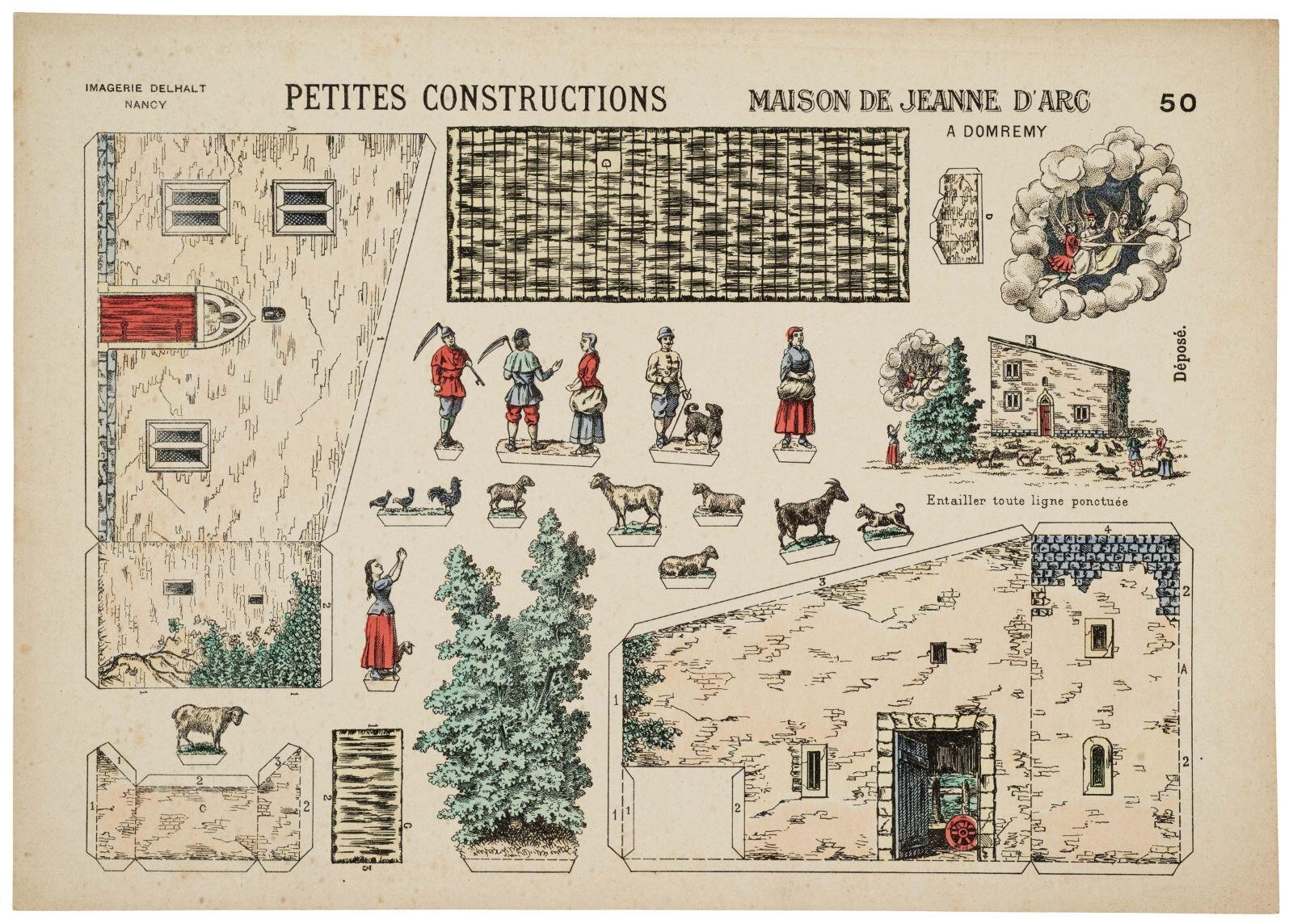 MAISON DE JEANNE D'ARC / A DOMREMY 50 (titre inscrit)