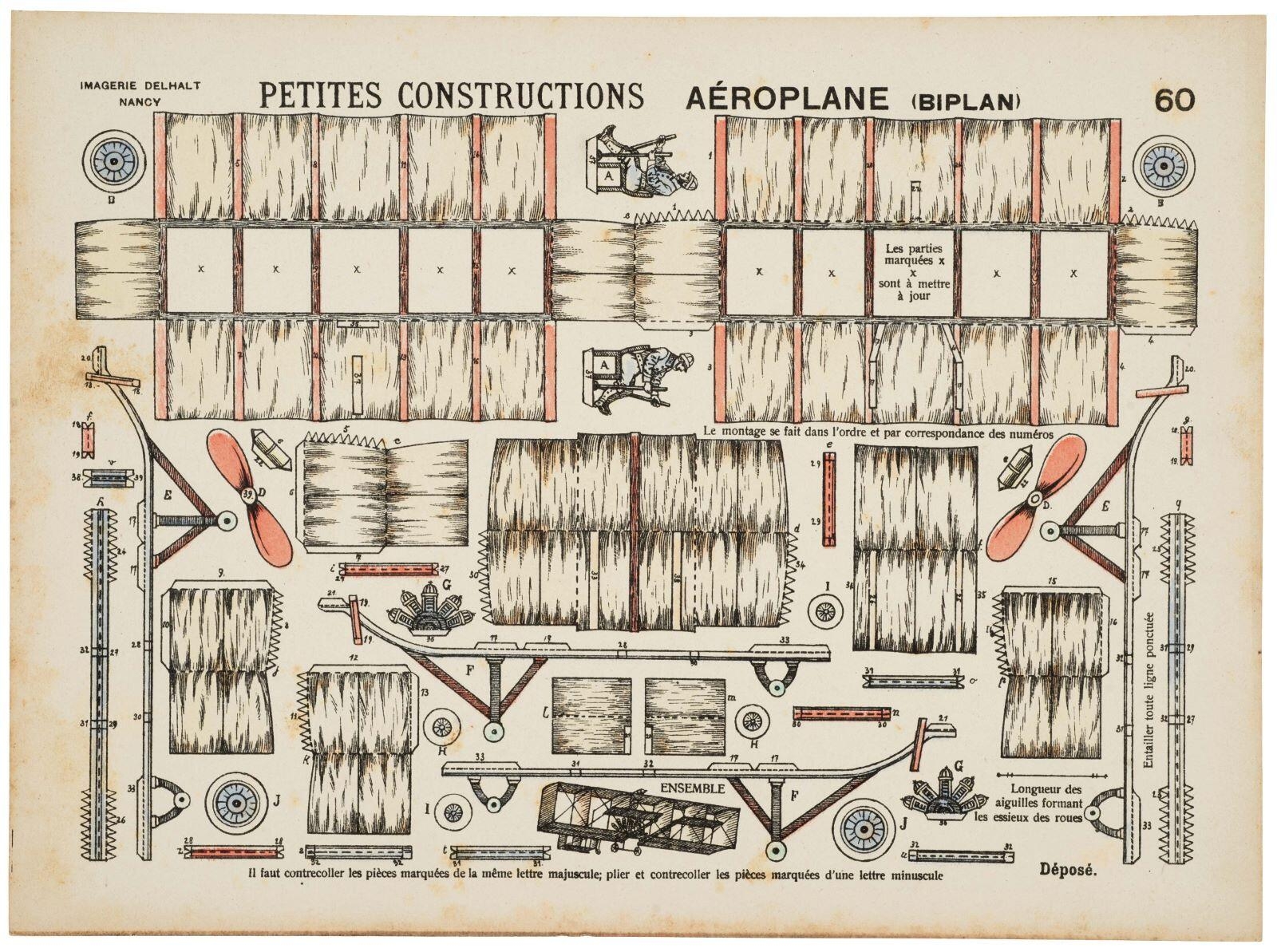 AÉROPLANE (BIPLAN) 60 (titre inscrit)