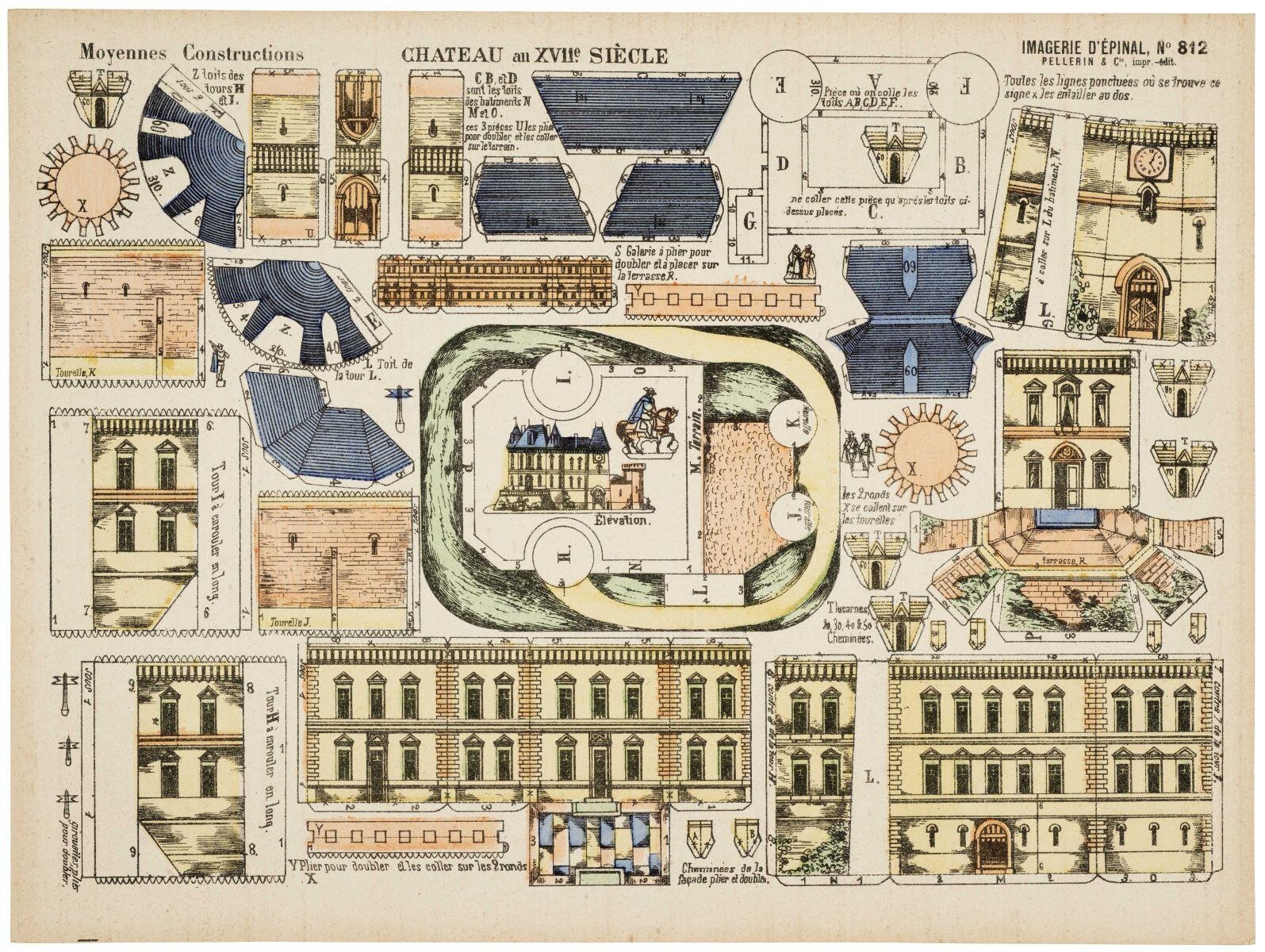 CHATEAU au XVIIe. SIÈCLE (titre inscrit)