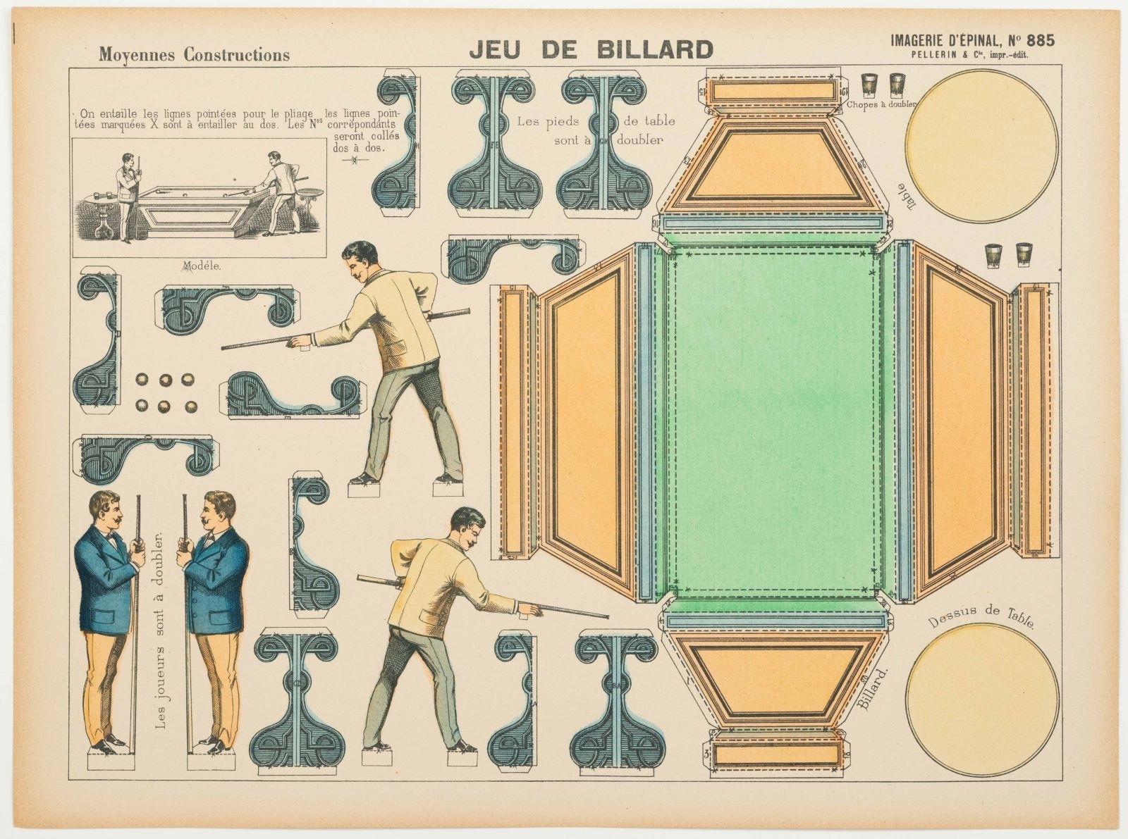 JEU DE BILLARD (titre inscrit)