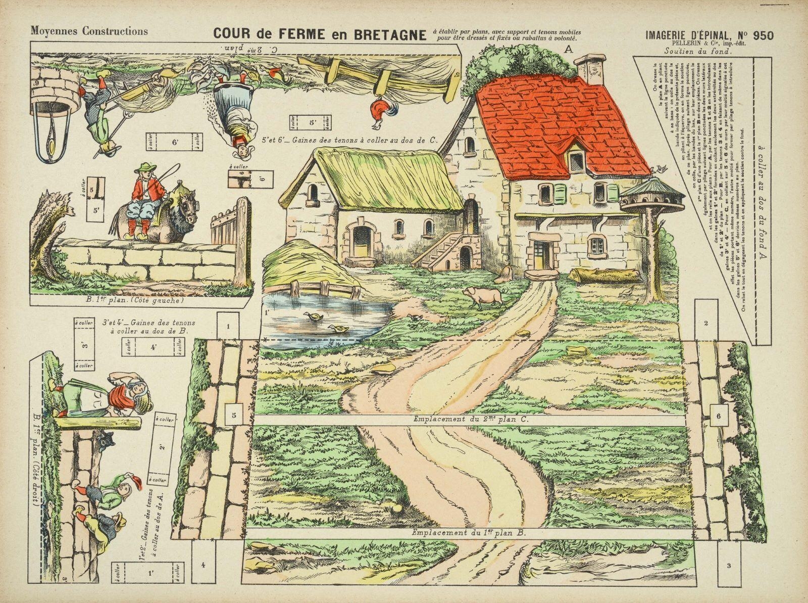 COUR de FERME en BRETAGNE (titre inscrit)