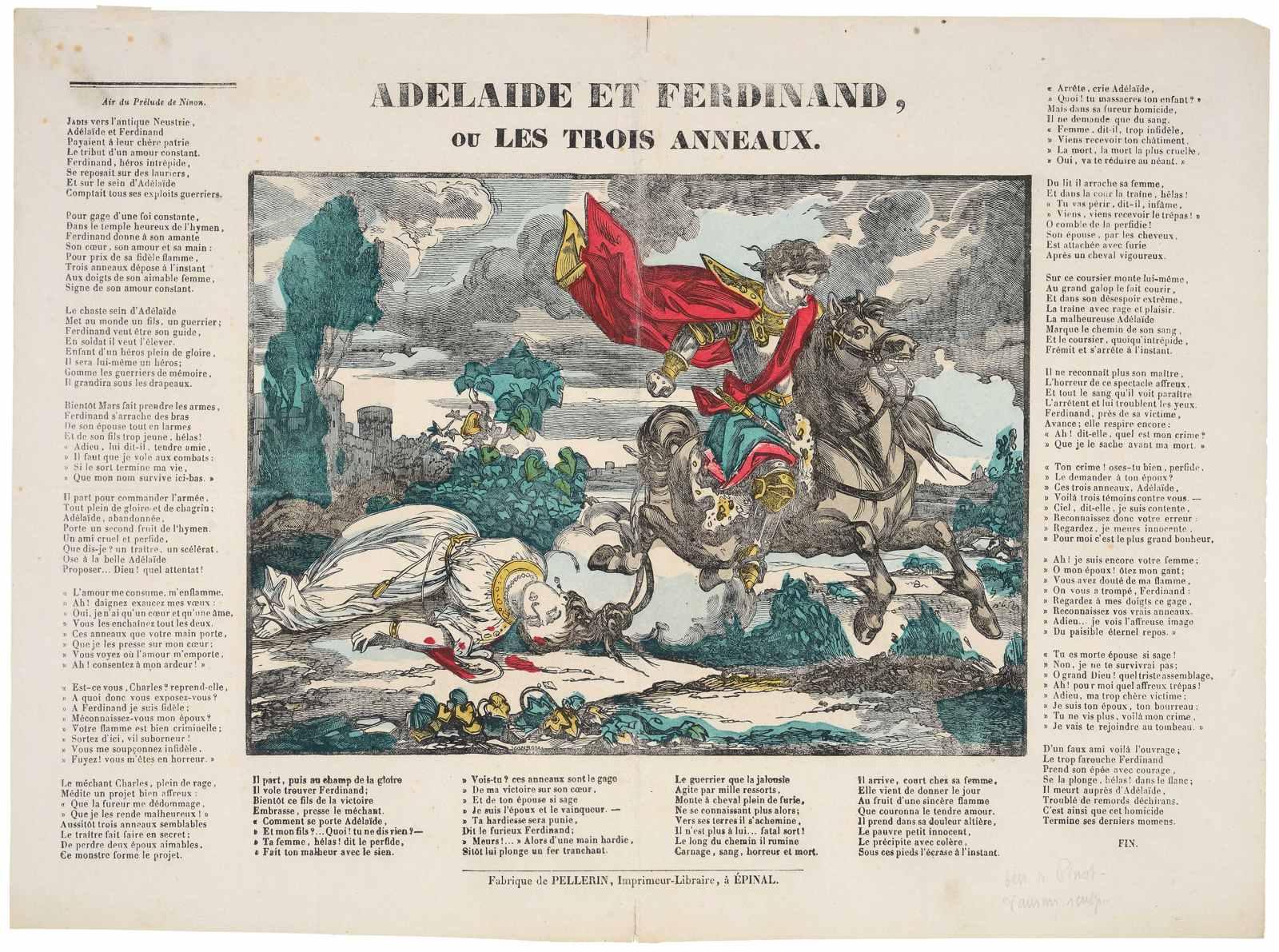 ADELAIDE ET FERDINAND, / OU LES TROIS ANNEAUX. (titre inscrit)