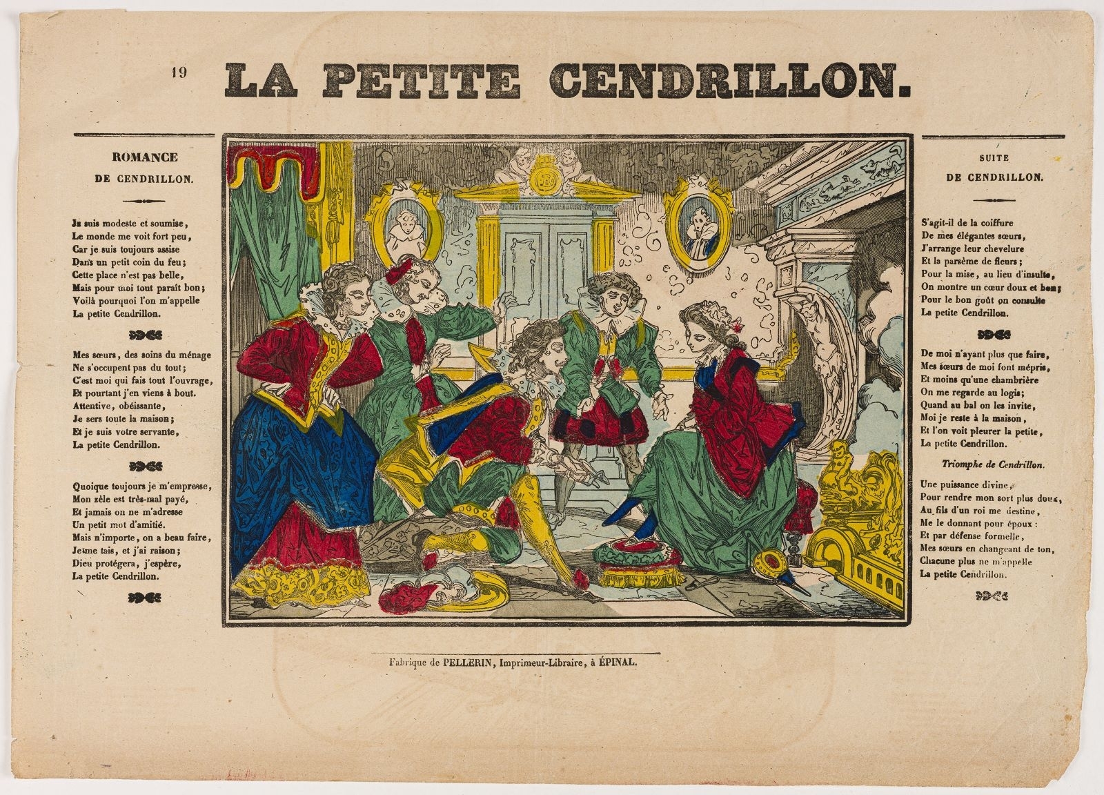 19 LA PETITE CENDRILLON. (titre inscrit)