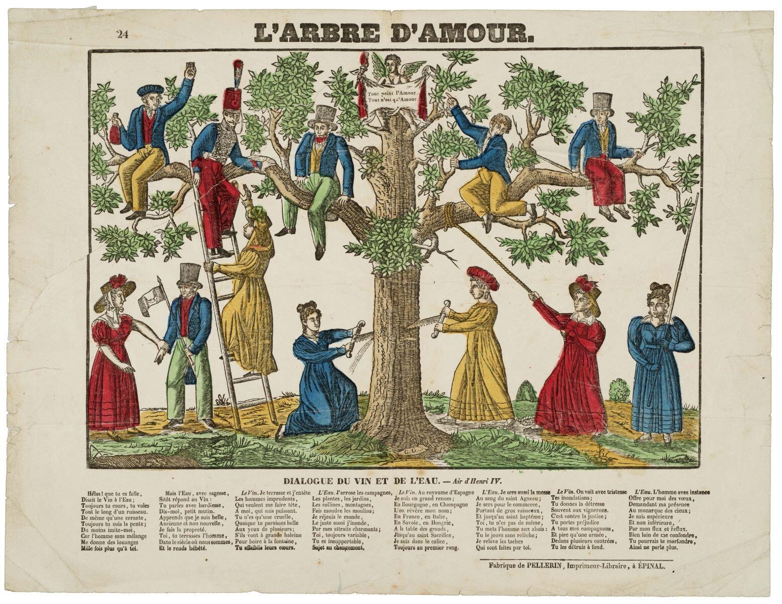 24 L'ARBRE D'AMOUR. (titre inscrit)