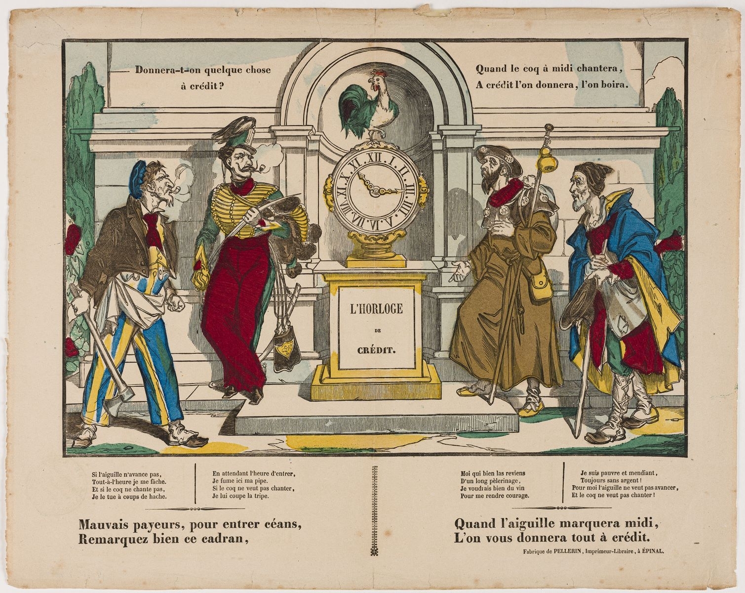 L'HORLOGE / DE / CRÉDIT. (titre inscrit)
