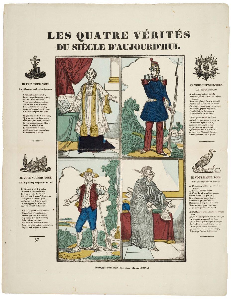 LES QUATRE VÉRITÉS / DU SIÈCLE D'AUJOURD'HUI. (titre inscrit)