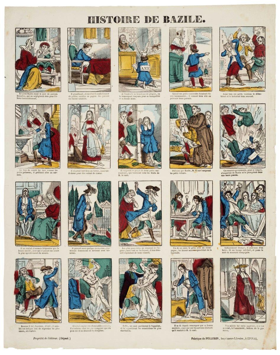 HISTOIRE DE BAZILE. (titre inscrit)