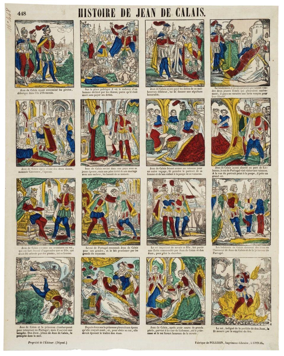 448 HISTOIRE DE JEAN DE CALAIS. (titre inscrit)