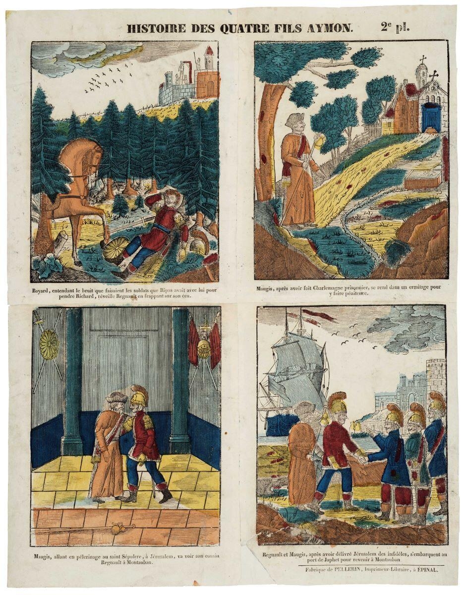 HISTOIRE DES QUATRES FILS AYMON. 2e pl. (titre inscrit)