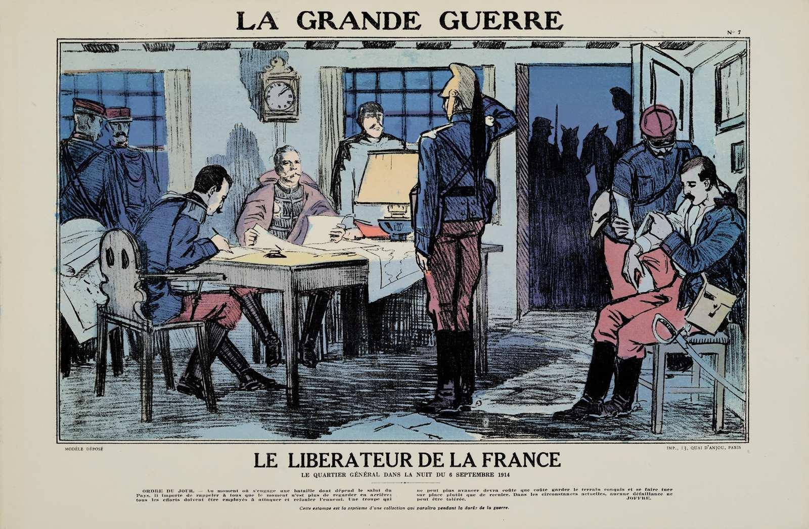 LA GRANDE GUERRE N°7 / LE LIBERATEUR DE LA FRANCE (titre inscrit)
